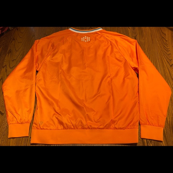 Puma Golf Orange Sweater Jacket - Picture 2 of 8